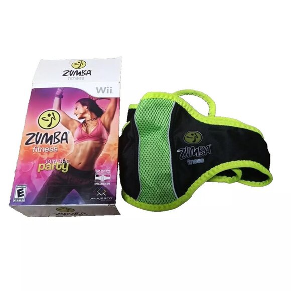 Zumba Fitness Join the Party (Nintendo Wii) with Zumba Fitness Belt Pre-Owned